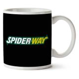Spiderway Spiderman Homecoming Subway Mashup Iki Tarafı Baskılı Kupa Bardak