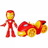 Spidey And His Amazing Friends Araç Ve Figür Seti F6776 F7458 Iron Man