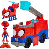 Spidey And His Amazing Friends Kurtarma Ağları Itfaiye Kamyonu, 7,6 cm Aksiyon Figürü ve Oyuncak Araç, Çocuklar Için Süper Kahraman Oyuncakları ve Figürler, 3+ Yaş - Çok Renkli