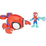Spidey And His Amazing Friends Su Ağları Örümcek Yengeç Denizaltı Oyuncak
