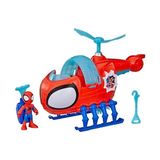 Spidey And His Amazing Spidey Copter, 7,6 cm Oyuncak Araçlı Aksiyon Figürü - Option-1