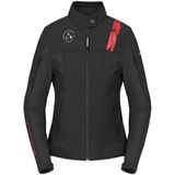Spidi Corsa Tex Lady Yazlık Motosiklet Montu - XS - Siyah - Kırmızı