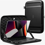 Spigen 16'' Taşıma Çantası MacBook & Notebook Laptop ile Uyumlu Rugged Armor Pro Pouch Black - AFA04271