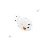 Spigen 47W USB-C 2 Port Mini Hızlı Şarj Aleti Samsung PPS 2.0 GaN Pro Destekli Akım Koruma Type-C ACH08707