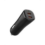 Spigen 50W USB-C 2 Port Araç içi Şarj Aleti PPS Desteği Akım Korumalı Güç Adaptörü Çakmaklık iPhone & Android & iPad & MacBook Type-C PD 3.0 30W + 20W EV502 - ACP08523