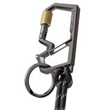 Spigen Anahtarlık Kanca ve Şişe Açacağı Carabiner v2 Füme - AHP08894 (Spigen TR Garantili)