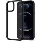Spigen Apple iPhone 12 / 12 Pro ile Uyumlu Kılıf Ultra Hybrid Matte Black - ACS01703