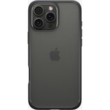 Spigen Apple iPhone 16 Pro ile Uyumlu ince Kılıf Ultra Hybrid Sararmaya Dayanıklı DuraClear™ Hava Kanalı Teknolojisi™ Askeri Sınıf Koruma Matte Black Şeffaf Kapak - ACS08125