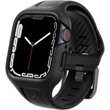 Spigen Apple Watch 41Mm (Seri 9/8/7) Kılıf & Kordon Kayış Liquid Air Pro Black - Acs04190 - Outlet Açılmış Kutu (Sıfır Kondisyon) Teşhir