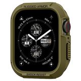 Spigen Apple Watch 41mm/40mm (Seri 9/8/SE2/7/6/SE/5/4) Kılıf Rugged Armor Olive Green - 061CS26014