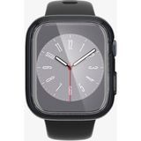 Spigen Apple Watch 45mm Seri 9/8/7 ile Uyumlu Kılıf Ultra Hybrid Sararmaya Dayanıklı Şeffaf Gri Kapak - ACS04612 (Spigen TR Garantili) - Space Crystal