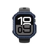 Spigen Apple Watch Seri 11/10 Ile Uyumlu 42 Mm Kılıf Rugged Armor 2 Navy Blue Akıllı Saat Kordon - Lacivert
