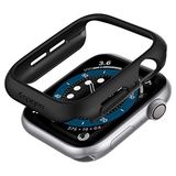 Spigen Apple Watch Seri 6/SE/5/4 (40mm) ile Uyumlu Kılıf Thin Fit Black - 061CS24484