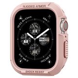 Spigen Apple Watch Seri 6/SE/5/4 (44mm) ile Uyumlu Kılıf Rugged Armor / Rose Gold - 062CS24470