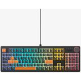 Spigen ArcPlay RGB Kablolu Mekanik Gaming Klavye Oyuncular İçin Tasarlandı Multi-Fonksiyon Ses Ayarı (Cherry MX Brown Switch / 8000 HZ) Ingilizce Q - APP06427