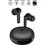 Spigen Audio TWS S10 Bluetooth Kablosuz Kulaklık - ANC Aktif Gürültü Engelleme & 10mm Sürücü & 30 Saat Pil & ENC 6 Mikrofon & Şeffaf & Gaming Mod iPX4 Black - ASD07886 - Siyah