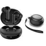 Spigen Audio TWS S10 Bluetooth Kablosuz Kulaklık iPX4 Siyah Spigen Audio TWS S10 Kulaklık Kılıfı Rugged Armor Hava Kanalı Teknolojisi™ Askeri Sınıf Koruma Matte Black Çift Katman Kılıf