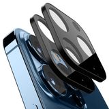 Spigen Caseology iPhone 13 Pro/Pro Max ile Uyumlu Kamera Lens Camı Koruyucu Camera Lens Protector (2 Adet) Siyah - AGL03371 (Spigen TR Garantili)