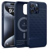 Spigen Caseology iPhone 15 Pro Max Kılıf Parallax Mag MagSafe özellikli Midnight Blue - ACS06615
