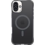 Spigen Ciel by CYRILL iPhone 16 ile Uyumlu MagSafe Kılıf Ultra Sheer Mag Kaymaz Mikro Dokulu Gri Şeffaf Kapak - ACS08258 (Spigen TR Garantili)