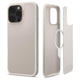 Spigen Ciel by CYRILL iPhone 16 Pro Max ile Uyumlu MagSafe Kılıf Kajuk Mag Vegan Deri Krem Kapak - ACS08396 (Spigen TR Garantili)