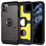 Spigen iPhone 11 Pro ile Uyumlu Kılıf Tough Armor Stand özellikli Çift Katmanlı Zırh Koruma Füme Kapak - 077CS27446 (Spigen TR Garantili)