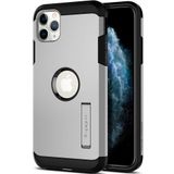 Spigen iPhone 11 Pro ile Uyumlu Kılıf Tough Armor Stand özellikli Çift Katmanlı Zırh Koruma Gümüş Kapak - 077CS27241 (Spigen TR Garantili)