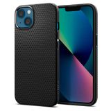 Spigen iPhone 13 ile Uyumlu Kılıf Liquid Air Kaymaz Dokulu Yüzey Siyah Kapak - ACS03519 (Spigen TR Garantili)