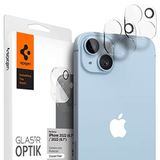 Spigen iPhone 14 / 14 Plus Kamera Lens Camı Koruyucu Glas.tR Optik (2 Adet) Crystal Clear - AGL05229