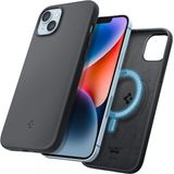 Spigen iPhone 14 Plus Kılıf Silicone Fit (Silikon) MagFit MagSafe özellikli Black - ACS04920