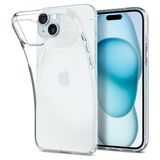 Spigen iPhone 15 ile Uyumlu Kılıf Liquid Crystal Sararmaya Dayanıklı ince Şeffaf Kapak - ACS06786 (Spigen TR Garantili)