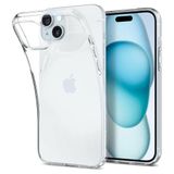 Spigen iPhone 15 ile Uyumlu Kılıf Liquid Crystal Sararmaya Dayanıklı ince Şeffaf Kapak - ACS06786 (Spigen TR Garantili)