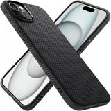 Spigen İphone 15 Plus İle Uyumlu Kılıf Liquid Air Matte Black