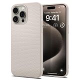 Spigen iPhone 15 Pro ile Uyumlu Kılıf Liquid Air Kaymaz Dokulu Yüzey Bej Kapak - ACS07217 (Spigen TR Garantili)