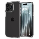Spigen iPhone 15 Pro ile Uyumlu Kılıf Liquid Crystal Sararmaya Dayanıklı ince Şeffaf Kapak - ACS06699 (Spigen TR Garantili)