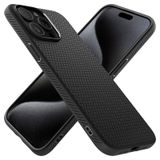 Spigen iPhone 15 Pro Max ile Uyumlu Kılıf Liquid Air Kaymaz Dokulu Yüzey Siyah Kapak - ACS06562 (Spigen TR Garantili)