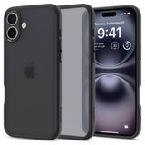 Spigen iPhone 16 ile Uyumlu Kılıf Ultra Hybrid Frost Sararmaya Dayanıklı Mat Siyah Şeffaf Kapak - ACS08200 (Spigen TR Garantili)