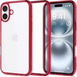 Spigen İphone 16 İle Uyumlu Kılıf Ultra Hybrid Red Crystal