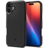 Spigen iPhone 16 Plus ile Uyumlu Kılıf Core Armor Üst Düzey Koruma Dokulu Yüzey Siyah Kapak - ACS08090 (Spigen TR Garantili)