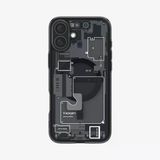 Spigen İphone 16 Plus İle Uyumlu Kılıf Ultra Hybrid Magfit Magsafe Özellikli Zero One Black