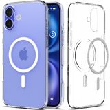 Spigen iPhone 16 Plus ile Uyumlu MagSafe Kılıf Liquid Crystal Mag Fit Crystal Clear - ACS08388