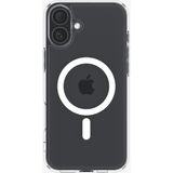 Spigen iPhone 16 Plus ile Uyumlu MagSafe Kılıf Ultra Hybrid Mag Fit White - ACS08075
