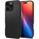 Spigen İphone 16 Pro İle Uyumlu Kılıf Liquid Air Matte Black