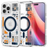 Spigen iPhone 16 Pro ile Uyumlu MagSafe Kılıf Ultra Hybrid c11 Analogue Mag Ft Sararmaya Dayanıklı Tasarım Beyaz Şeffaf Kapak - ACS08727 (Spigen TR Garantili)