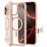 Spigen iPhone 16 Pro ile Uyumlu MagSafe Kılıf Ultra Hybrid T Mag Fit Frost Rose Titanium - ACS09071