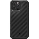 Spigen iPhone 16 Pro Max ile Uyumlu Kılıf Core Armor Üst Düzey Koruma Dokulu Yüzey Siyah Kapak - ACS08023 (Spigen TR Garantili)