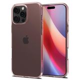 Spigen iPhone 16 Pro Max ile Uyumlu Kılıf Crystal Flex Sararmaya Dayanıklı ince Gül Rengi Şeffaf Kapak - ACS08027 (Spigen TR Garantili)
