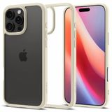 Spigen iPhone 16 Pro Max ile Uyumlu Kılıf Crystal Hybrid Sararmaya Dayanıklı Bej Şeffaf Kapak - ACS08030 (Spigen TR Garantili)