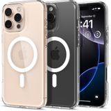 Spigen iPhone 16 Pro Max ile Uyumlu MagSafe Kılıf Ultra Hybrid Mag Fit White - ACS07998