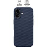 Spigen iPhone 17 ile Uyumlu Kılıf Liquid Air Kaymaz Dokulu Yüzey Lacivert Kapak - ACS09978 (Spigen TR Garantili) - Mavi